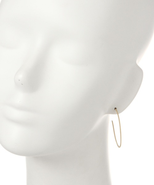 LEPSIM(レプシィム)の「ステンレスフープピアス 647045(ピアス(両耳用)・レディース・シルバー/ゴールド/シルバー系その他・ONE SIZE)」の6枚目の写真