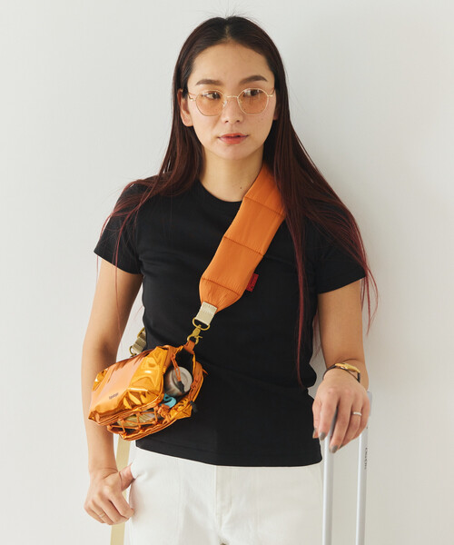 Topologie（トポロジー）の「Topologie/トポロジー Bottle Sacoche Medium ボトルサコッシュ【バッグ単体】（ショルダーバッグ・メンズ・オレンジ/レンガ/ピンク・ONE SIZE）」の11枚目の写真