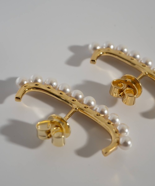 Ops.(オプス)の「ピアス パール シルバー925 金属アレルギー対応 【nelvi-pe ネルヴィ】(ピアス(両耳用)・レディース・ゴールド/シルバー・ONE SIZE)」の12枚目の写真