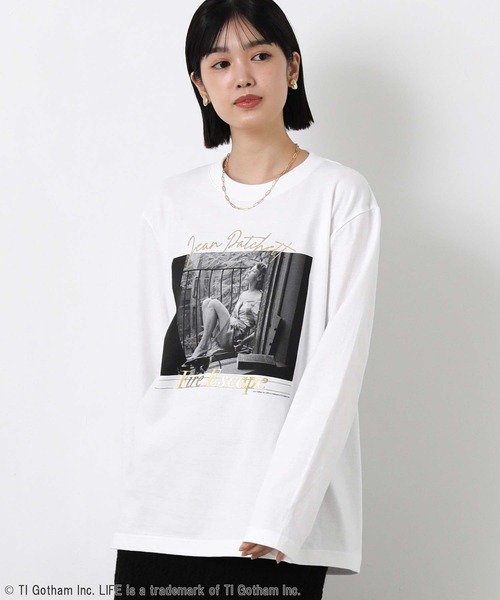 GOOD ROCK SPEED(グッドロックスピード)の「LIEFj.pフォトT(Tシャツ/カットソー・レディース・ホワイト・FREE)」の7枚目の写真