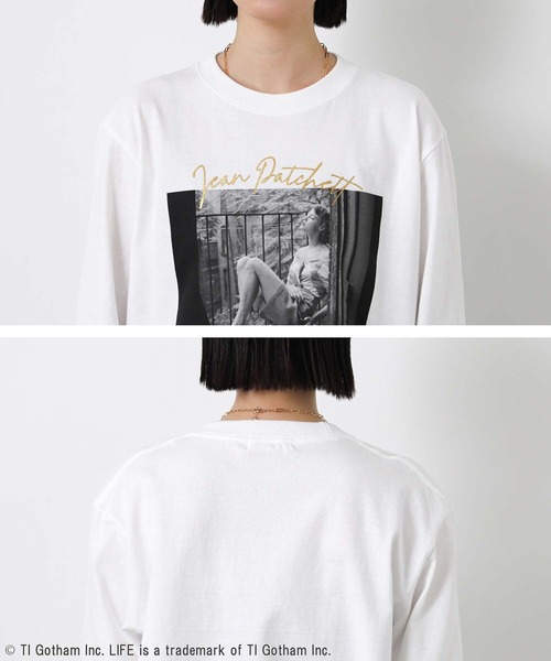 GOOD ROCK SPEED(グッドロックスピード)の「LIEFj.pフォトT(Tシャツ/カットソー・レディース・ホワイト・FREE)」の16枚目の写真