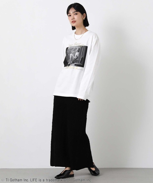 GOOD ROCK SPEED(グッドロックスピード)の「LIEFj.pフォトT(Tシャツ/カットソー・レディース・ホワイト・FREE)」の2枚目の写真