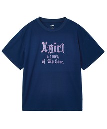 ブルーガール　カットソー X-girl｜エックスガールのTシャツ/カットソー（ブルー・ネイビー/青色