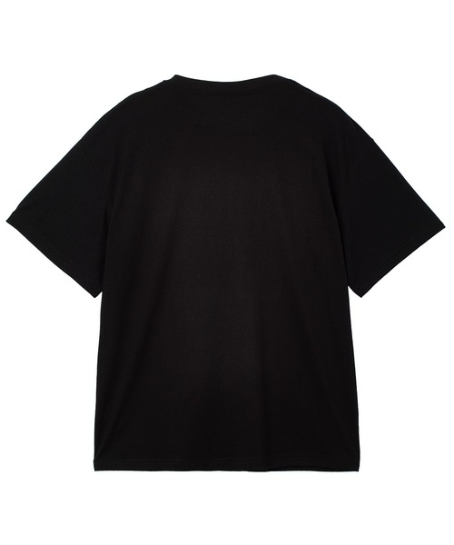 X-girl（エックスガール）の「2WAY SHOULDER S/S TEE（Tシャツ/カットソー・レディース・ブラック/ネイビー・ONE SIZE）」の7枚目の写真
