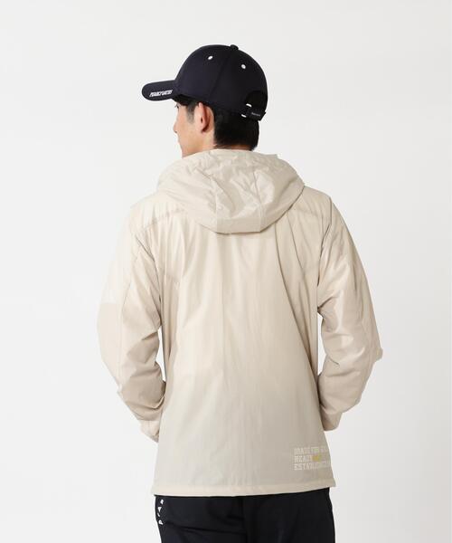 PEARLY GATES(パーリーゲイツ)の「ナイロンストレッチタフタラミネート(ブルゾン・メンズ・ネイビー/ベージュ・X-LARGE/LARGE/MEDIUM)」の6枚目の写真