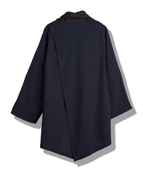 NO ID.(ノーアイディ)の「mcg3783-バックスリットマルチWAYドレープガウン(458006-440T)(その他トップス・メンズ・グレー/ブラック/ブラック×グレー・ONE SIZE)」の18枚目の写真