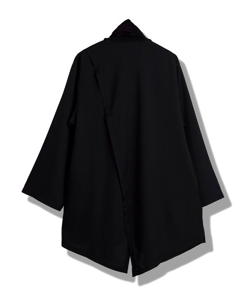 NO ID.(ノーアイディ)の「mcg3783-バックスリットマルチWAYドレープガウン(458006-440T)(その他トップス・メンズ・グレー/ブラック/ブラック×グレー・ONE SIZE)」の20枚目の写真