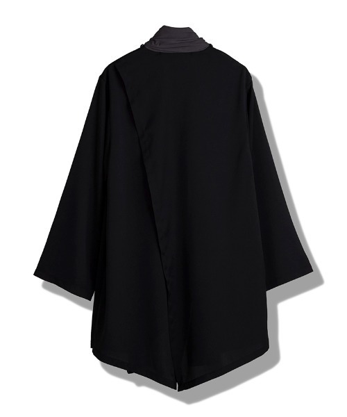 NO ID.(ノーアイディ)の「mcg3783-バックスリットマルチWAYドレープガウン(458006-440T)(その他トップス・メンズ・グレー/ブラック/ブラック×グレー・ONE SIZE)」の22枚目の写真