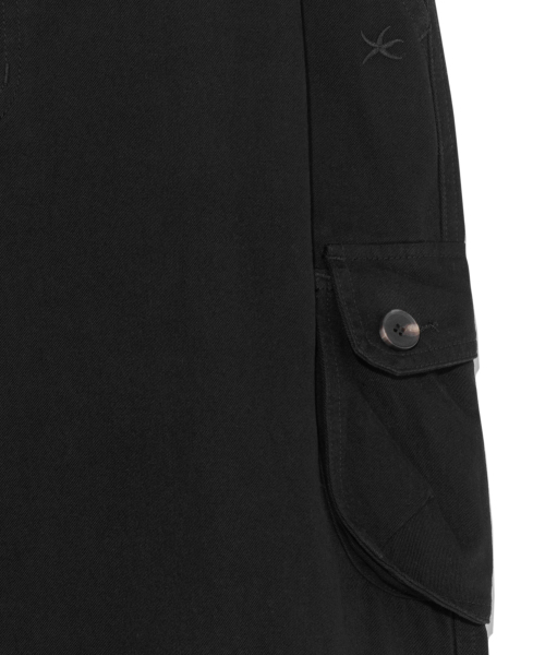 THECOLDESTMOMENT(ザコールデストモーメント)の「TCM pleated cargo pants (black)(その他パンツ・レディース・その他・LARGE/SMALL/MEDIUM)」の4枚目の写真