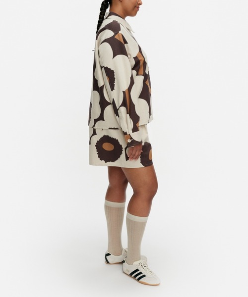 marimekko（マリメッコ）の「Pilkkoa Unikko / Overshirt（シャツ/ブラウス・レディース・ベージュ・36/34/38/40）」の6枚目の写真