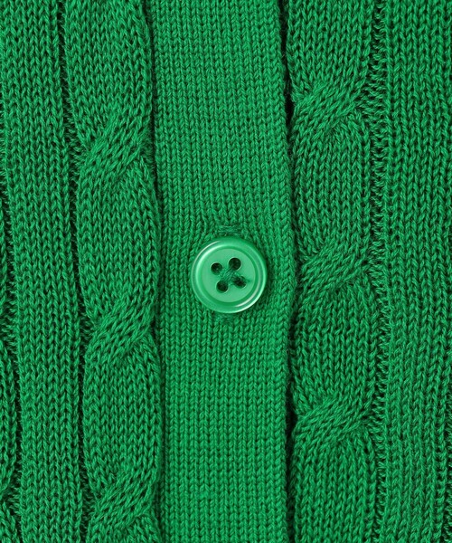 ANY(エニィ)の「【POLO BCS別注】ケーブルニットポロ(ニット/セーター・レディース・グリーン系/ベージュ系/レッド系/ネイビー系・F)」の19枚目の写真