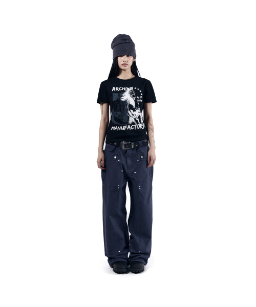 AAKAM(アーカム)の「Western Horse Half Top (Black)(Tシャツ/カットソー・レディース・その他・1/2/3)」の4枚目の写真