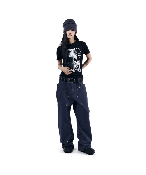 AAKAM(アーカム)の「Western Horse Half Top (Black)(Tシャツ/カットソー・レディース・その他・1/2/3)」の7枚目の写真