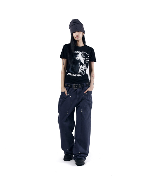 AAKAM(アーカム)の「Western Horse Half Top (Black)(Tシャツ/カットソー・レディース・その他・1/2/3)」の8枚目の写真