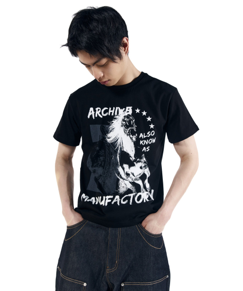 AAKAM(アーカム)の「Western Horse Half Top (Black)(Tシャツ/カットソー・レディース・その他・1/2/3)」の17枚目の写真