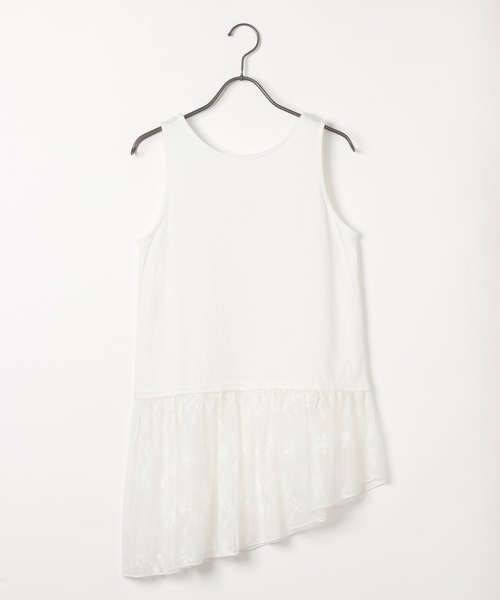 GEORGE'S（ジョージズ）の「レース切替タンクトップ（タンクトップ・レディース・オフホワイト/ブラック・FREE）」の20枚目の写真