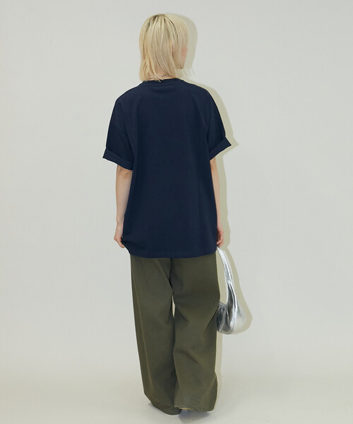 PUBLUX(パブリュクス)の「PUBLUX/パブリュクス <機能性素材>Mickey Mouse/ミッキーマウス/ フェイスTシャツ 限定展開(Tシャツ/カットソー・メンズ・ホワイト/ネイビー/チャコールグレー/グレー・LARGE/SMALL/MEDIUM)」の9枚目の写真