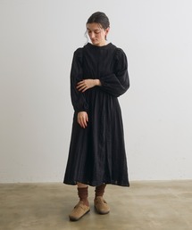 Crisp（クリスプ）の「ドビーレースギャザーワンピース（ワンピース）」