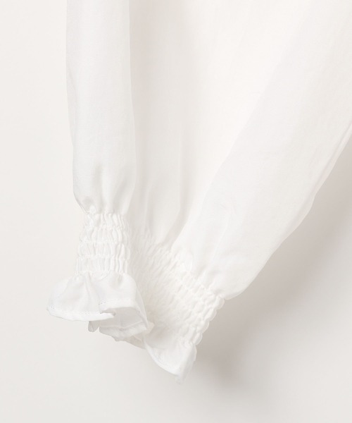 LEPSIM(レプシィム)の「フーディシャツチュニック 659638(シャツ/ブラウス・レディース・オフホワイト/ブラック・FREE)」の19枚目の写真