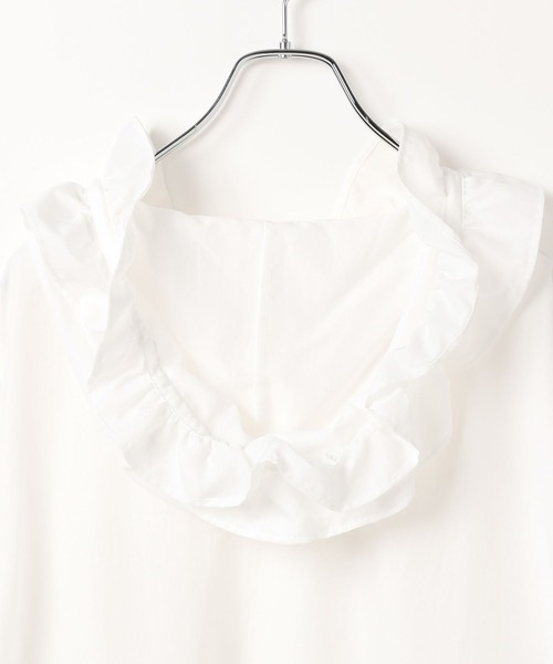 LEPSIM(レプシィム)の「フーディシャツチュニック 659638(シャツ/ブラウス・レディース・オフホワイト/ブラック・FREE)」の21枚目の写真