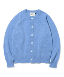 KNITTED（ニッティド）の「シェギドック ウール100% ラウンドカーディガン BLUE（カーディガン/ボレロ）」