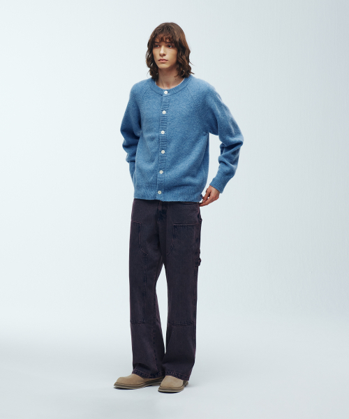 KNITTED(ニッティド)の「シェギドック ウール100% ラウンドカーディガン BLUE(カーディガン/ボレロ・レディース・その他・LARGE/MEDIUM/X-LARGE)」の15枚目の写真