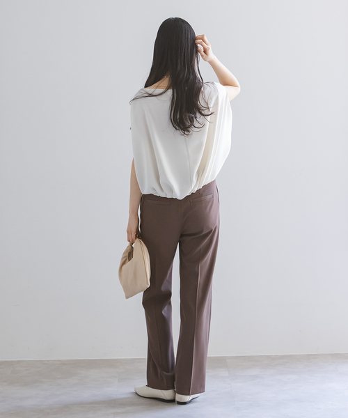 ツイルクロスストレートパンツ（スラックス）｜NOBLE（ノーブル）の