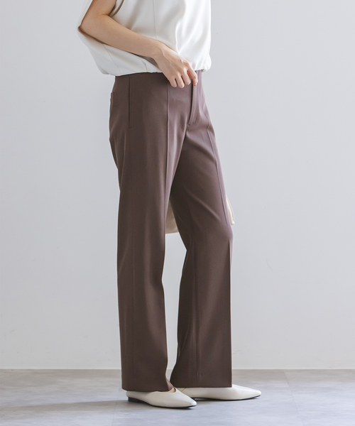 ツイルクロスストレートパンツ(スラックス)|NOBLE(ノーブル)の ツイルクロスストレートパンツ(スラックス)|NOBLE(ノーブル)の