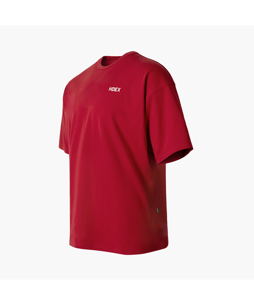 HDEX(エイチデックス)の「メインバックロゴオーバーサイズ半袖Tシャツ(Tシャツ/カットソー・メンズ・オリーブ/ブラック/ホワイト/レッド・2XL/MEDIUM/LARGE/X-LARGE/4XL/3XL)」の4枚目の写真