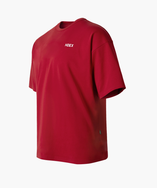 HDEX(エイチデックス)の「メインバックロゴオーバーサイズ半袖Tシャツ(Tシャツ/カットソー・メンズ・オリーブ/ブラック/ホワイト/レッド・2XL/MEDIUM/LARGE/X-LARGE/4XL/3XL)」の6枚目の写真