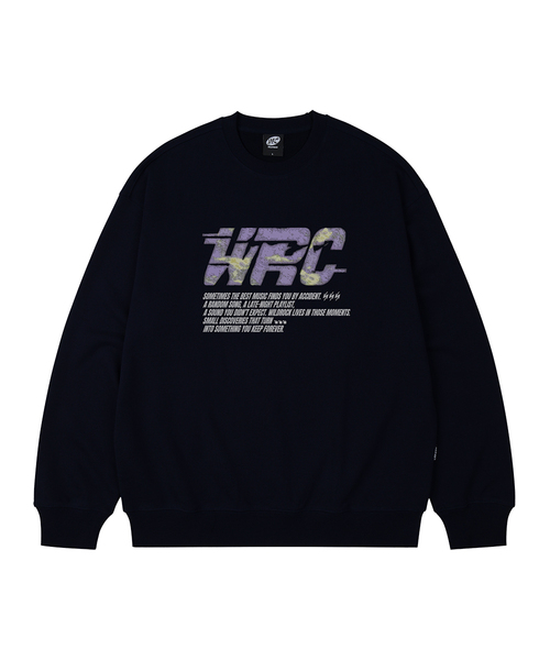 WILDROCK(ワイルドロック)の「WRC SOUND DISCOVERY オーバーサイズ スウェット_7 COL(スウェット・メンズ・ブルー/ネイビー/ダークグレー/チャコール/ベージュ/ブラック/アイボリー・MEDIUM/LARGE/SMALL)」の3枚目の写真