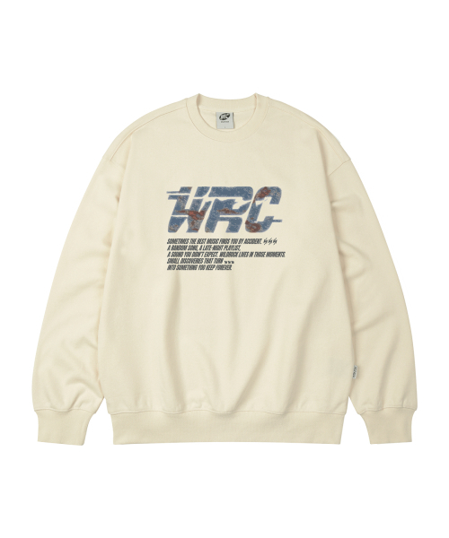 WILDROCK(ワイルドロック)の「WRC SOUND DISCOVERY オーバーサイズ スウェット_7 COL(スウェット・メンズ・ブルー/ネイビー/ダークグレー/チャコール/ベージュ/ブラック/アイボリー・MEDIUM/LARGE/SMALL)」の8枚目の写真