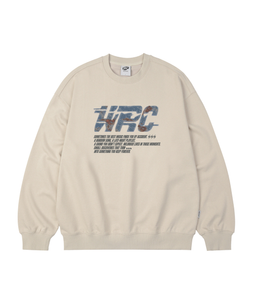 WILDROCK(ワイルドロック)の「WRC SOUND DISCOVERY オーバーサイズ スウェット_7 COL(スウェット・メンズ・ブルー/ネイビー/ダークグレー/チャコール/ベージュ/ブラック/アイボリー・MEDIUM/LARGE/SMALL)」の11枚目の写真