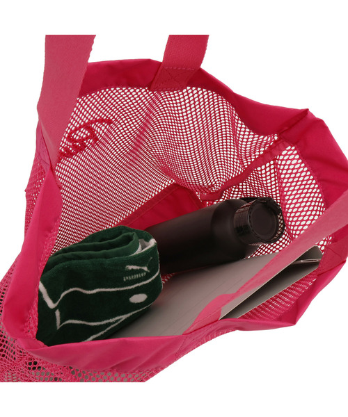 PUMA(プーマ)の「PUMA プーマ ユニセックス プーマ フラット トートバッグ 20L(トートバッグ・メンズ・ピンク系1/サンドベージュ・フリー)」の11枚目の写真