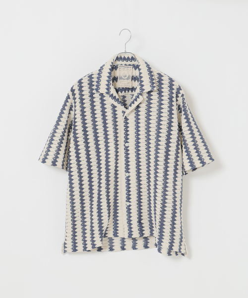 B.C STOCK（ベーセーストック）の「インドアソートレースシャツ（シャツ/ブラウス・メンズ・ブラック/アイボリー/ブラック系その他/ブルー/ブラックミックス/グリーン・MEDIUM/LARGE）」の6枚目の写真