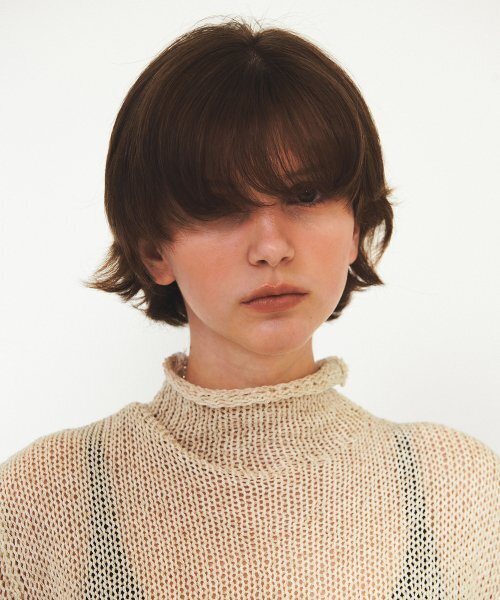 DIAGONAL(ダイアゴナル)の「POLONECK NETTING KNIT (beige)(ニット/セーター・レディース・その他・FREE)」の4枚目の写真