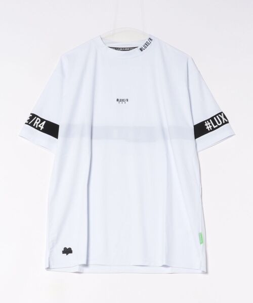 LUXE/R GOLF(ラグジュ ゴルフ)の「(RM)【LUXE/R GOLF】ストレッチ スムース ロゴ ハイネック Tシャツ(Tシャツ/カットソー・メンズ・チャコールグレー/ブラック/ホワイト/ネイビー・X-LARGE/LARGE/MEDIUM)」の15枚目の写真