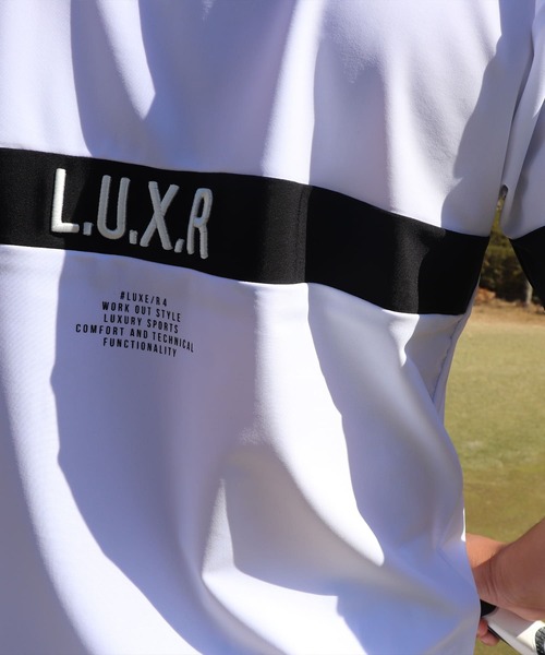 LUXE/R GOLF(ラグジュ ゴルフ)の「(RM)【LUXE/R GOLF】ストレッチ スムース ロゴ ハイネック Tシャツ(Tシャツ/カットソー・メンズ・チャコールグレー/ブラック/ホワイト/ネイビー・X-LARGE/LARGE/MEDIUM)」の18枚目の写真