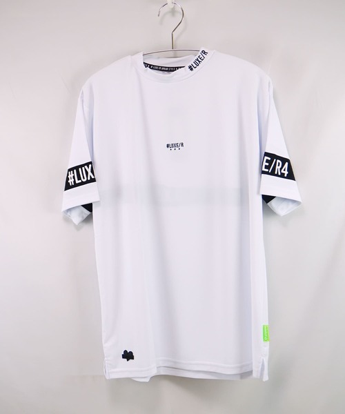 LUXE/R GOLF(ラグジュ ゴルフ)の「(RM)【LUXE/R GOLF】ストレッチ スムース ロゴ ハイネック Tシャツ(Tシャツ/カットソー・メンズ・チャコールグレー/ブラック/ホワイト/ネイビー・X-LARGE/LARGE/MEDIUM)」の7枚目の写真