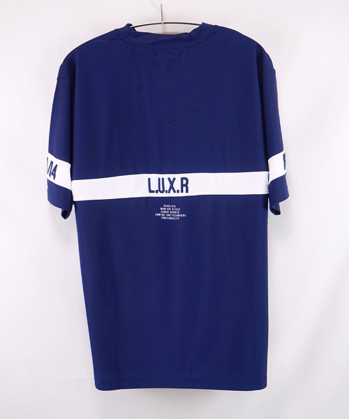LUXE/R GOLF(ラグジュ ゴルフ)の「(RM)【LUXE/R GOLF】ストレッチ スムース ロゴ ハイネック Tシャツ(Tシャツ/カットソー・メンズ・チャコールグレー/ブラック/ホワイト/ネイビー・X-LARGE/LARGE/MEDIUM)」の10枚目の写真
