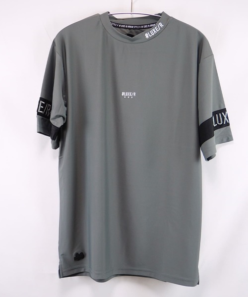 LUXE/R GOLF(ラグジュ ゴルフ)の「(RM)【LUXE/R GOLF】ストレッチ スムース ロゴ ハイネック Tシャツ(Tシャツ/カットソー・メンズ・チャコールグレー/ブラック/ホワイト/ネイビー・X-LARGE/LARGE/MEDIUM)」の11枚目の写真