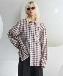 《UNISEX》【Italian Dead Stock Fabric】Prime-Over Regular Collar Long Sleeve Shirt/【イタリアンデッドストックファブリック】プライムオーバーレギュラーカラーロングスリーブシャツ【MAISON SPECIAL/メゾンスペシャル】