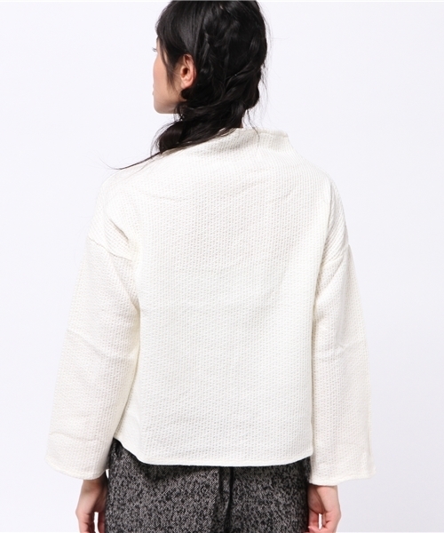 OUTLET(アウトレット)の「【mystic】ハイネックショートP/O(Tシャツ/カットソー・レディース・キャメル/オフホワイト/チャコールグレー/レンガ・FREE)」の7枚目の写真