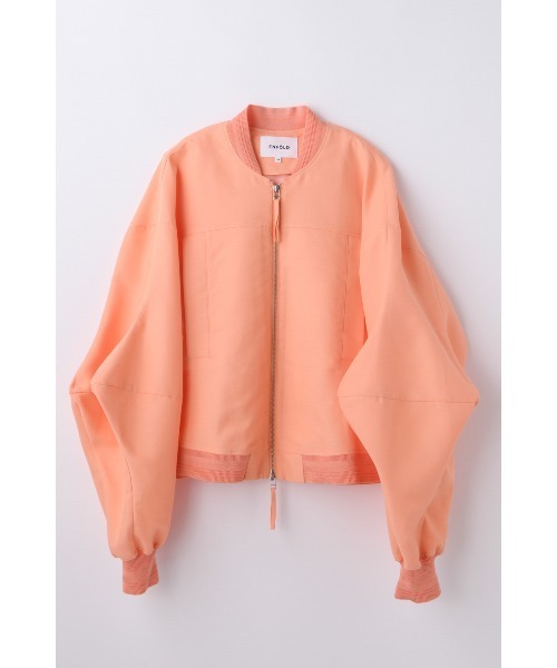 ENFOLD(エンフォルド)の「MONSTER SLEEVES BLOUSON(ブルゾン・レディース・オレンジ系その他/ブラック/ホワイト・38)」の3枚目の写真