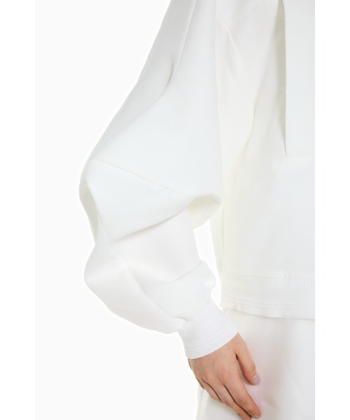 ENFOLD(エンフォルド)の「MONSTER SLEEVES BLOUSON(ブルゾン・レディース・オレンジ系その他/ブラック/ホワイト・38)」の11枚目の写真