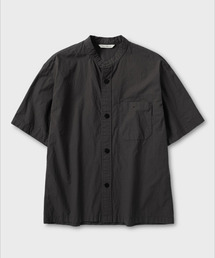 NONBLANK（ノンブランク）の「チャイナカラーウォッシュシャツ_DARK GREY（シャツ/ブラウス）」
