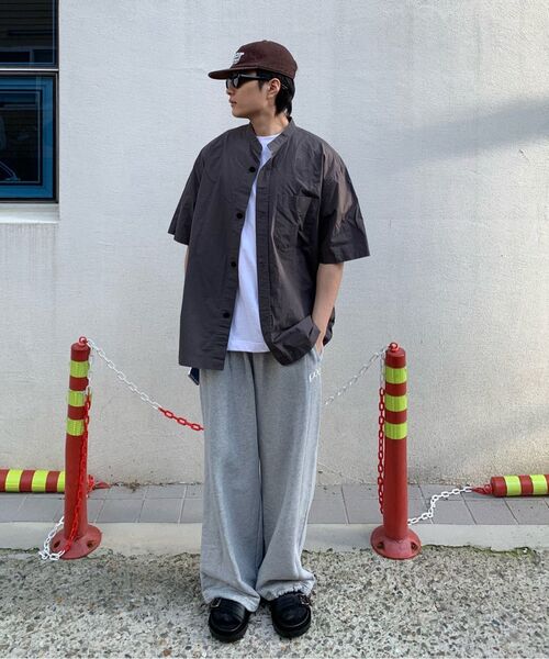 NONBLANK(ノンブランク)の「チャイナカラーウォッシュシャツ_DARK GREY(シャツ/ブラウス・メンズ・チャコール・MEDIUM/LARGE/X-LARGE)」の9枚目の写真