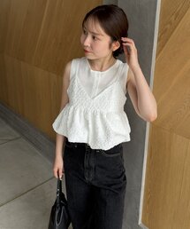 gemeil（ジェムイル）の「【LE'MAGE×gemeilコラボ】バブルバルーンキャミ（キャミソール）」