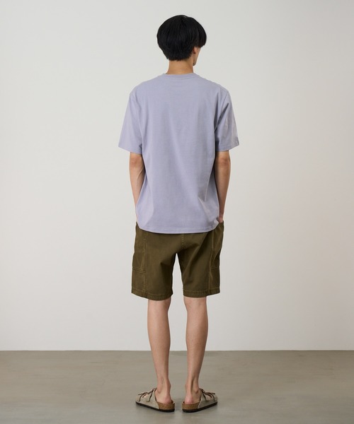 Gramicci（グラミチ）の「HALF DOME TEE / ハーフドームTシャツ Gramicci グラミチ（Tシャツ/カットソー・メンズ・ブラック/ホワイト/ライム/ラベンダー・S/M/L/XL/XXL）」の7枚目の写真