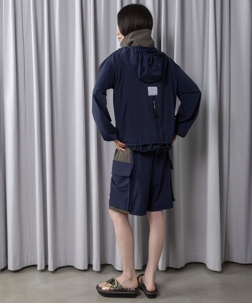 MARECHAL TERRE（マルシャルテル）の「【機能素材】ラッシュガードショートパンツ（その他パンツ・レディース・ブラック/チャコールグレー/ライトグレー/ネイビー・MEDIUM）」の8枚目の写真